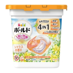 Hộp viên giặt Gel Bold Happiness 4D 11 viên nội địa Nhật