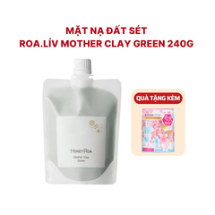 Mặt nạ đất sét ROA.lív Mother Clay Green 240g - nội địa Nhật