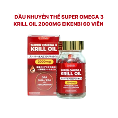 Viên Uống Dầu Nhuyễn Thể Eikenbi Super Omega 3 Krill Oil 2000mg ( 60 viên )