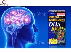 Viên Uống Bổ Não DHA 1000mg, nội địa Nhật, 120 viên