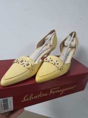 Giày cao gót Salvatore Ferragamo màu Vàng size 6D