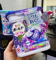 Hộp viên giặt Gel Bold Happiness 4D 11 viên nội địa Nhật