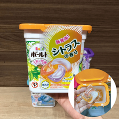 Hộp viên giặt Gel Bold Happiness 4D 11 viên nội địa Nhật