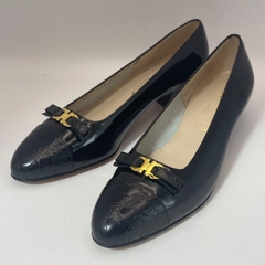 Giày Salvatore Ferragamo màu đen, dành cho nữ size, 5 1/2 (99%), made in Italy