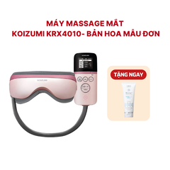 Máy Massage Mắt Koizumi KRX4010- Bản Hoa Mẫu Đơn - Nội Địa Nhật