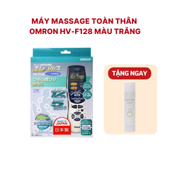 Máy massage toàn thân Omron Hv-F128 màu trắng - Made in Japan