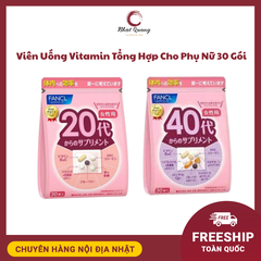Viên Uống Vitamin Tổng Hợp Fancl Cho Phụ Nữ (30 Gói)