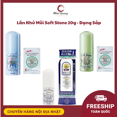 Lăn Khử Mùi Soft Stone 20g - Dạng Sáp