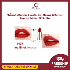 Son môi Cezanne Lasting Lip Color màu 407 - Đỏ tươi ( 3.9g )