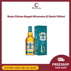 Rượu Chivas Regal Mizunara 12 Màu Xanh (700ml)