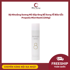 Xịt khoáng sương mù sáp ong bổ sung Tế bào gốc Propolis Mist Hachi (250g)