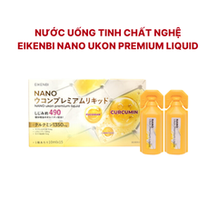 Nước Uống Tinh Chất Nghệ Eikenbi Nano Ukon Premium Liquid 15 ống x 10ml