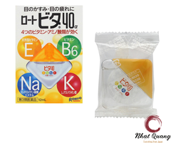 Thuốc nhỏ mắt Rohto Nhật 12ml màu cam