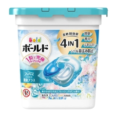 Hộp viên giặt Gel Bold Happiness 4D 11 viên nội địa Nhật