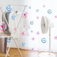 Quạt Đứng Sharp Plasmacluster PJ-S3DS-W Màu Trắng (Điện 100V, DC Inverter, Nội Địa Nhật)