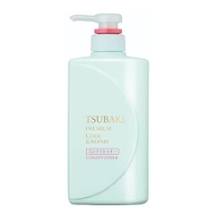 Bộ Dầu Gội Xả Tsubaki Premium, Sạch Dầu, Mát Lạnh Cool & Repair (490ml), nội địa Nhật