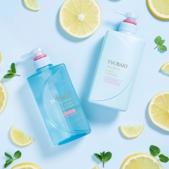 Bộ Dầu Gội Xả Tsubaki Premium, Sạch Dầu, Mát Lạnh Cool & Repair (490ml), nội địa Nhật
