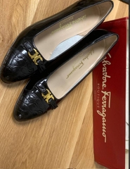 Giày Salvatore Ferragamo màu đen, dành cho nữ size, 5 1/2 (99%), made in Italy