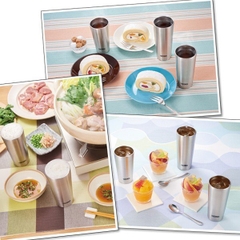 Set 2 Cốc Nước Giữ Nhiệt Thermos Jdi -300P Màu Bạc 300Ml