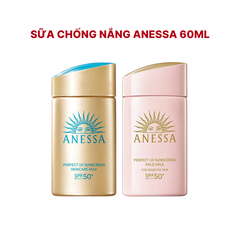 Sữa chống nắng A.nessa kiềm dầu/dành cho da nhạy cảm Nhật Bản 60ml
