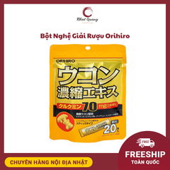 Bột Nghệ Giải Rượu Orihiro Nhật Bản 20 Gói