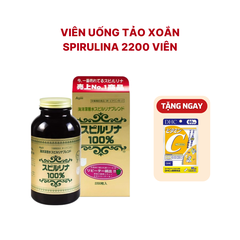 Tảo Xoắn Sprirulina 2200 Viên, Nội địa Nhật