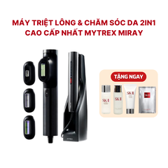 Máy Triệt lông & Chăm sóc da 2in1 cao cấp nhất MYTREX MIRAY