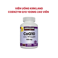 Viên Uống Coenzym Q10, 100mg, 240 viên (80 ngày), Kirkland