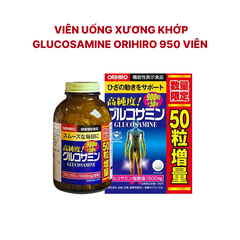 Viên uống hỗ trợ xương khớp Glucosamine Orihiro 950 viên Nhật Bản