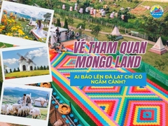 Vé tham quan Mongo Land - Ai bảo lên Đà Lạt chỉ có ngắm cảnh?