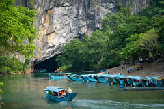Tour Động Phong Nha - Sông Chày Hang Tối 1 Ngày