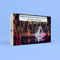 Gift Box Combo Trải Nghiệm Show Ký Ức Hội An + Sét Menu Việt hoặc Á/ HẠNG ECO