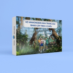 Gift Box Trải Nghiệm VinWonders Nha Trang sau 16h00 cáp treo 2 chiều