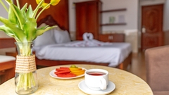 Phòng Deluxe Giường Đôi Có Ban Công Và Tầm Nhìn Ra Thành Phố