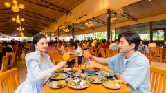 Sun world PHÚ QUỐC combo all in one cáp treo khứ hồi + Buffet + Show + Cầu hôn
