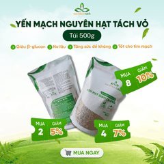 Yến Mạch Nguyên hạt, nguyên cám, đã tách vỏ – Nhập khẩu từ Canada – Healthy Eat, Dinh Dưỡng Cho Gia Đình