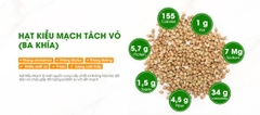Nhân Hạt Kiều mạch nhập khẩu từ Trung Quốc, Túi 250g