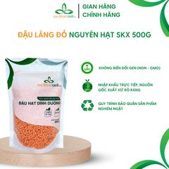Đậu Lăng đỏ tách vỏ nhập khẩu từ Canada, Túi 500g