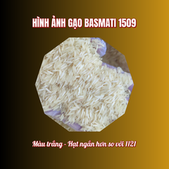 Gạo Basmati India (Ấn độ) Túi 1kg, ngăn ngừa tiểu đường