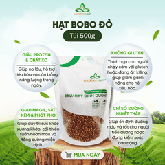 Hạt bobo đỏ (Ấn Độ) 500g