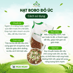 Hạt bobo đỏ (Ấn Độ) 500g