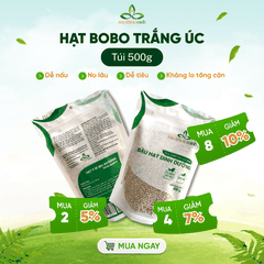 Bobo trắng nhập khẩu từ Úc, Túi 500g