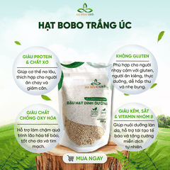 Bobo trắng nhập khẩu từ Úc, Túi 500g