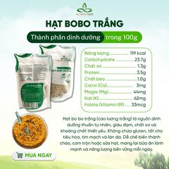Bobo trắng nhập khẩu từ Úc, Túi 250g