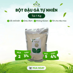 Bột Đậu gà Canada 1Kg - Giàu Protein, Bổ Sung Dinh Dưỡng Cho Người Ăn Chay & Tập Gym