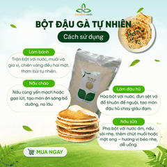 Bột Đậu gà Canada 1Kg - Giàu Protein, Bổ Sung Dinh Dưỡng Cho Người Ăn Chay & Tập Gym