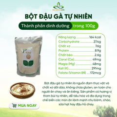 Bột Đậu gà Canada 1Kg - Giàu Protein, Bổ Sung Dinh Dưỡng Cho Người Ăn Chay & Tập Gym