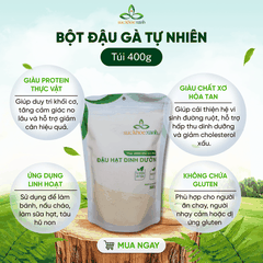 Bột Đậu gà Canada 400g -  Giàu Protein, Bổ Sung Dinh Dưỡng Cho Người Ăn Chay & Tập Gym