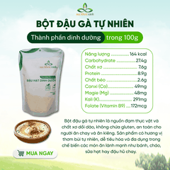 Bột Đậu gà Canada 400g -  Giàu Protein, Bổ Sung Dinh Dưỡng Cho Người Ăn Chay & Tập Gym