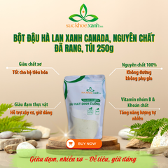 Bột Đậu Hà Lan Xanh Đã Chín Canada 250g – Giàu Chất Xơ, Vitamin – Hỗ Trợ Tiêu Hóa Tốt